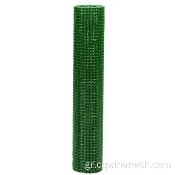 Πλέγμα 25x25mm πράσινο βινυλίου επικαλυμμένο με πλέγμα καλωδίου